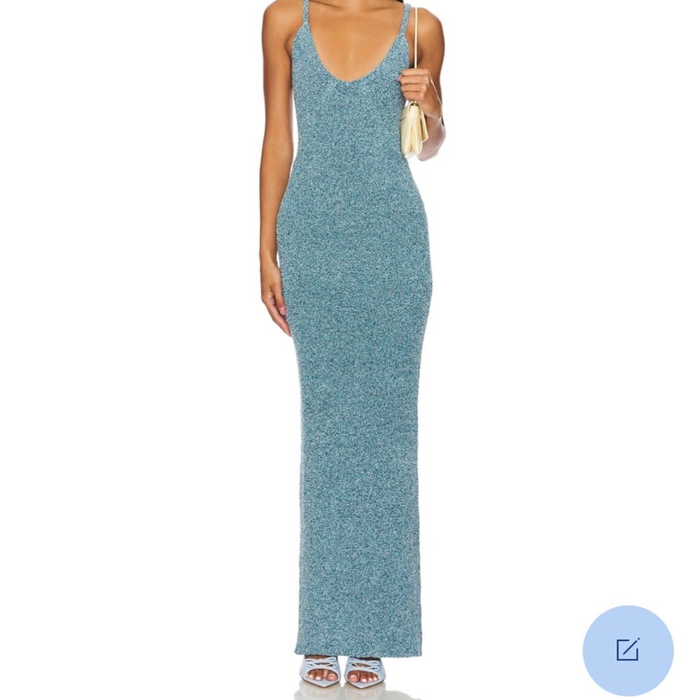 Paris Georgia Teal Sleeveless Dress